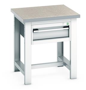 Static Workstands Production Line Component Positioning Bott Cubio 1 Drawer Lino Workstand 750x750x840mm high